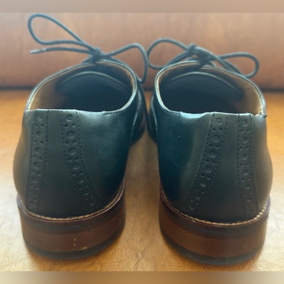 Johnston & Murphy Conard 2.0 Cap Toe Oxford Black Leather Men’s 11.5 Dress Shoes - Picture 5 of 8